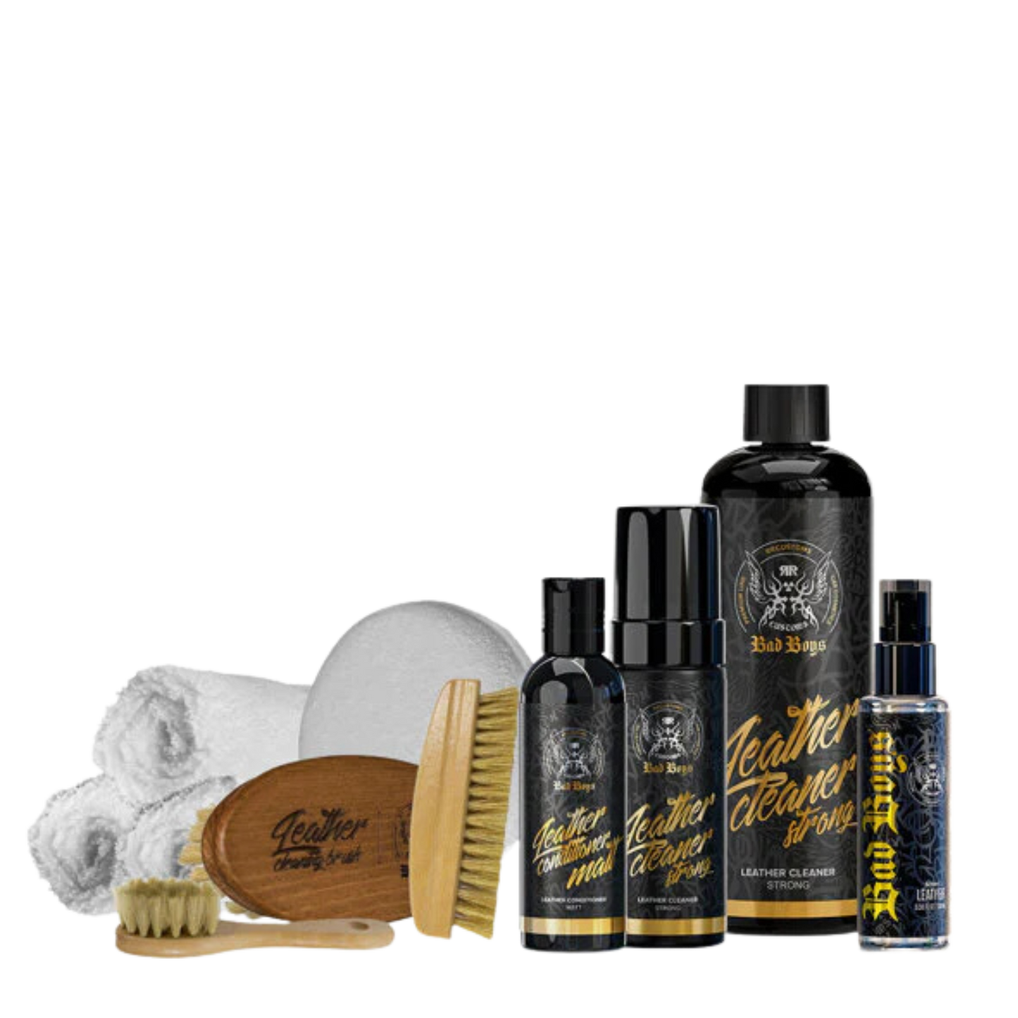BadBoys Leer Verzorgingsset Premium Sterk